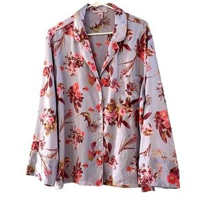 Victoria’s Secret Silky Button Front Pajama Top